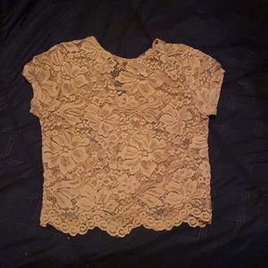 See through crop type, very stylish